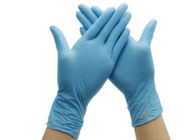 สลิปทนถุงมือทิ้งสีฟ้าถุงมือไนไตรล์ปลอดเชื้อการทำงานที่ยืดหยุ่น ผู้ผลิต