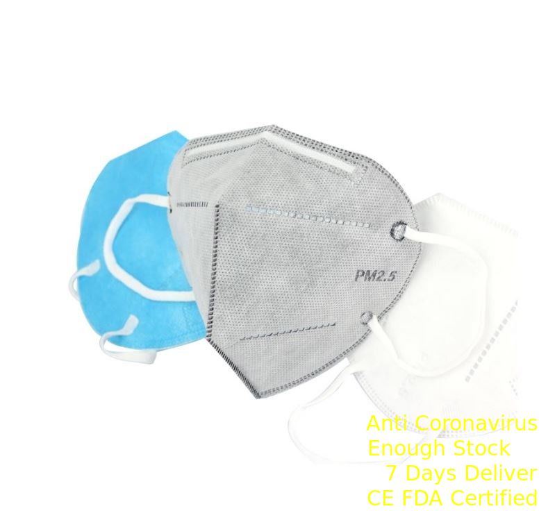 3D Respirator Protection Mouth Mask FFP2 Dustproof Face Mask Vertical Fold Flat ผู้ผลิต