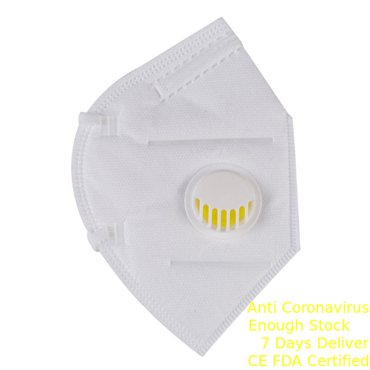 พับ FFP2 หน้ากากช่วยหายใจสีขาวสำหรับการผลิตอิเล็กทรอนิกส์ ผู้ผลิต