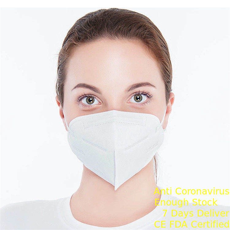 Vertical Fold Flat Foldable FFP2 Mask customized   Medical Disposable Face Mask ผู้ผลิต