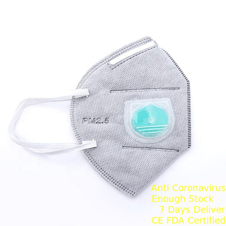 Comfortable FFP2 Filter Mask , Disposable Dust Mask FFP2 With Valve ผู้ผลิต